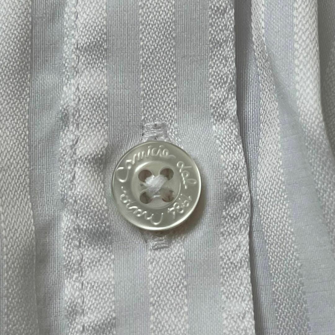 NARACAMICIE(ナラカミーチェ)のNARA ナラカミーチェ　ストライプ　白シャツ　シャツ　ドレス レディースのトップス(シャツ/ブラウス(長袖/七分))の商品写真