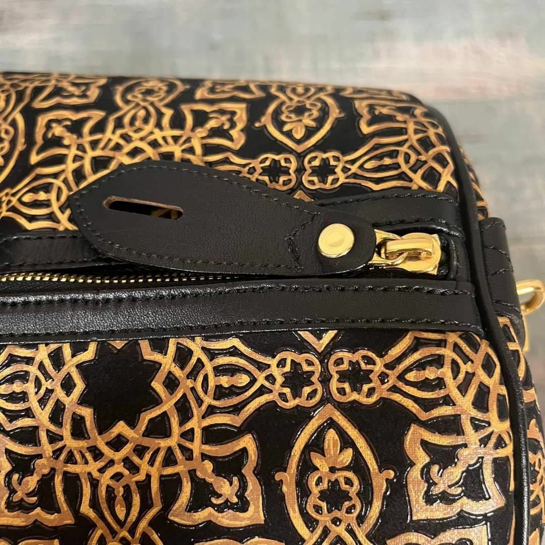 新品 印傳屋 indenya キナート ボストンバッグ 5