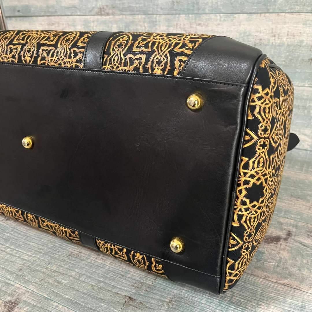 新品 印傳屋 indenya キナート ボストンバッグ 9