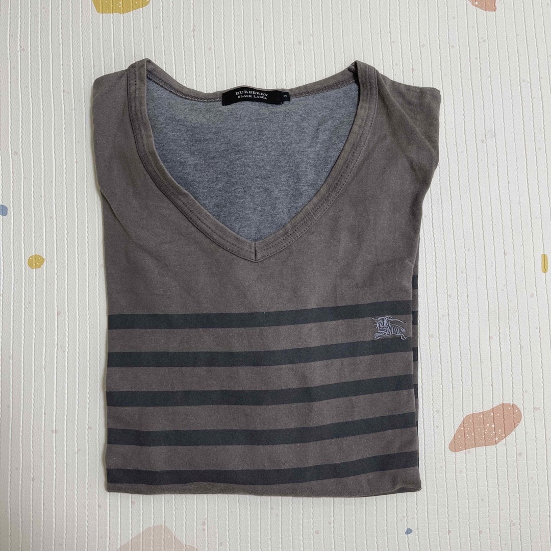 BURBERRY BLACK LABEL(バーバリーブラックレーベル)のBURBERRY  BLACK LABEL 長袖① メンズのトップス(Tシャツ/カットソー(七分/長袖))の商品写真