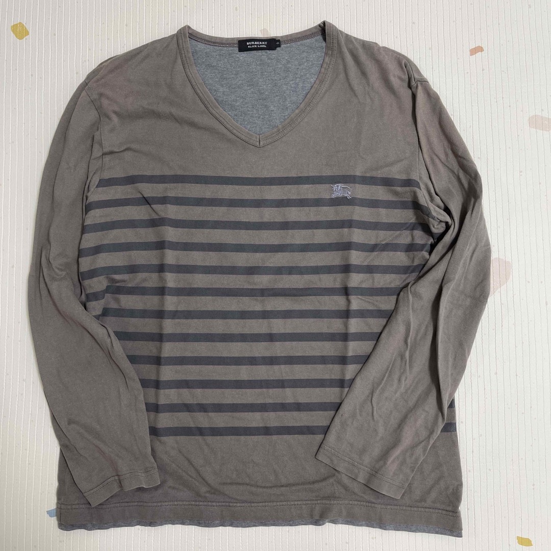 BURBERRY BLACK LABEL(バーバリーブラックレーベル)のBURBERRY  BLACK LABEL 長袖① メンズのトップス(Tシャツ/カットソー(七分/長袖))の商品写真