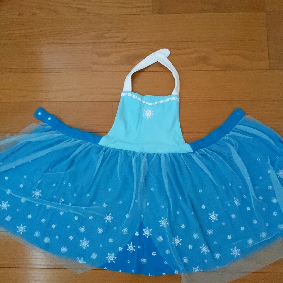 ベルメゾン(ベルメゾン)のエルサ　エプロンワンピース キッズ/ベビー/マタニティのキッズ服女の子用(90cm~)(ワンピース)の商品写真