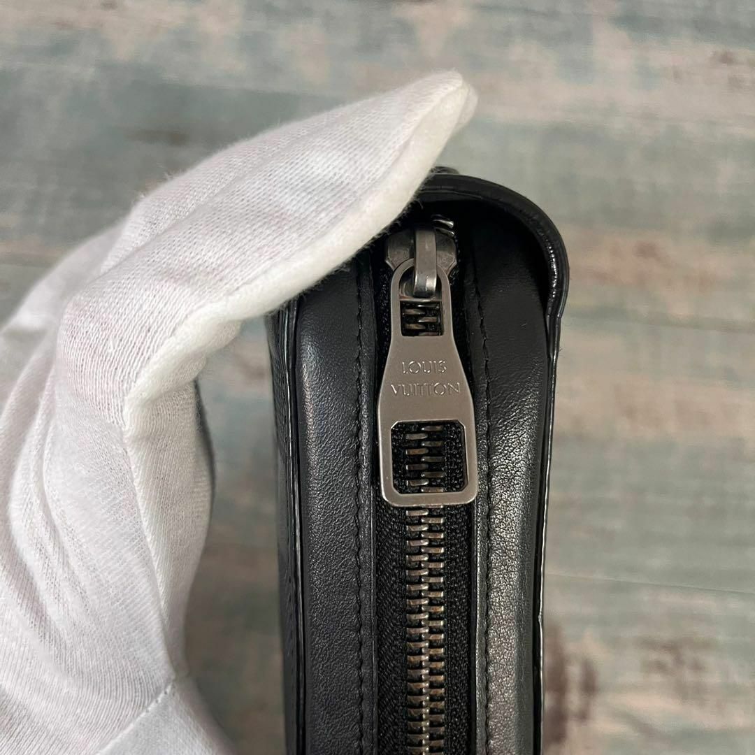 LOUIS VUITTON - 超美品 LOUIS VUITTON ダミエ アンフィニ ジッピー