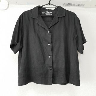 MUJI (無印良品) リネン シャツ/ブラウス(レディース/半袖)の通販 300