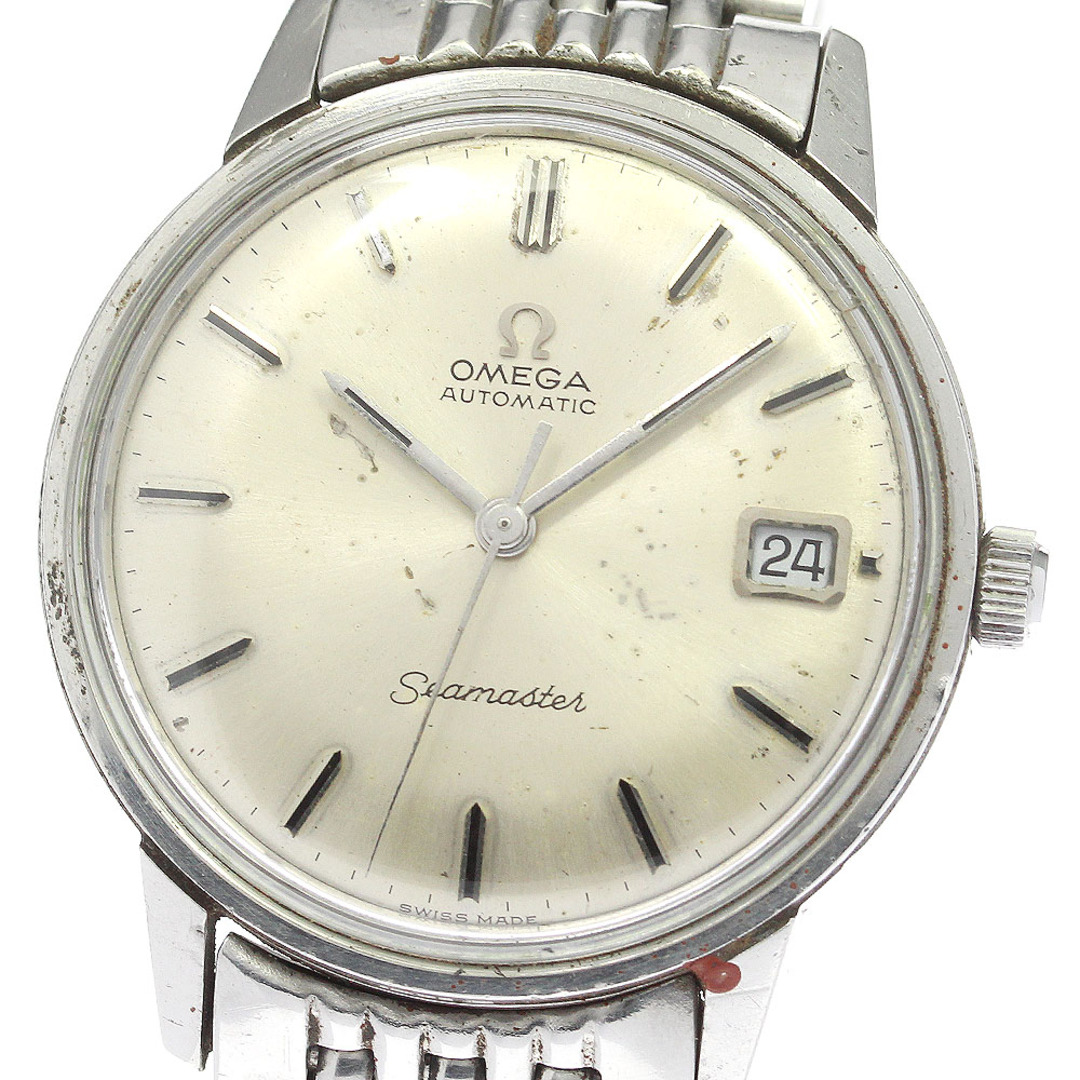 シーマスター対象オメガ OMEGA Ref.166.037 シーマスター Cal.565 デイト ライスブレス 自動巻き メンズ _764528