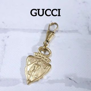 グッチ(Gucci)の【匿名配送】GUCCI グッチ キーホルダー ゴールド ロゴ ヴィンテージ(チャーム)