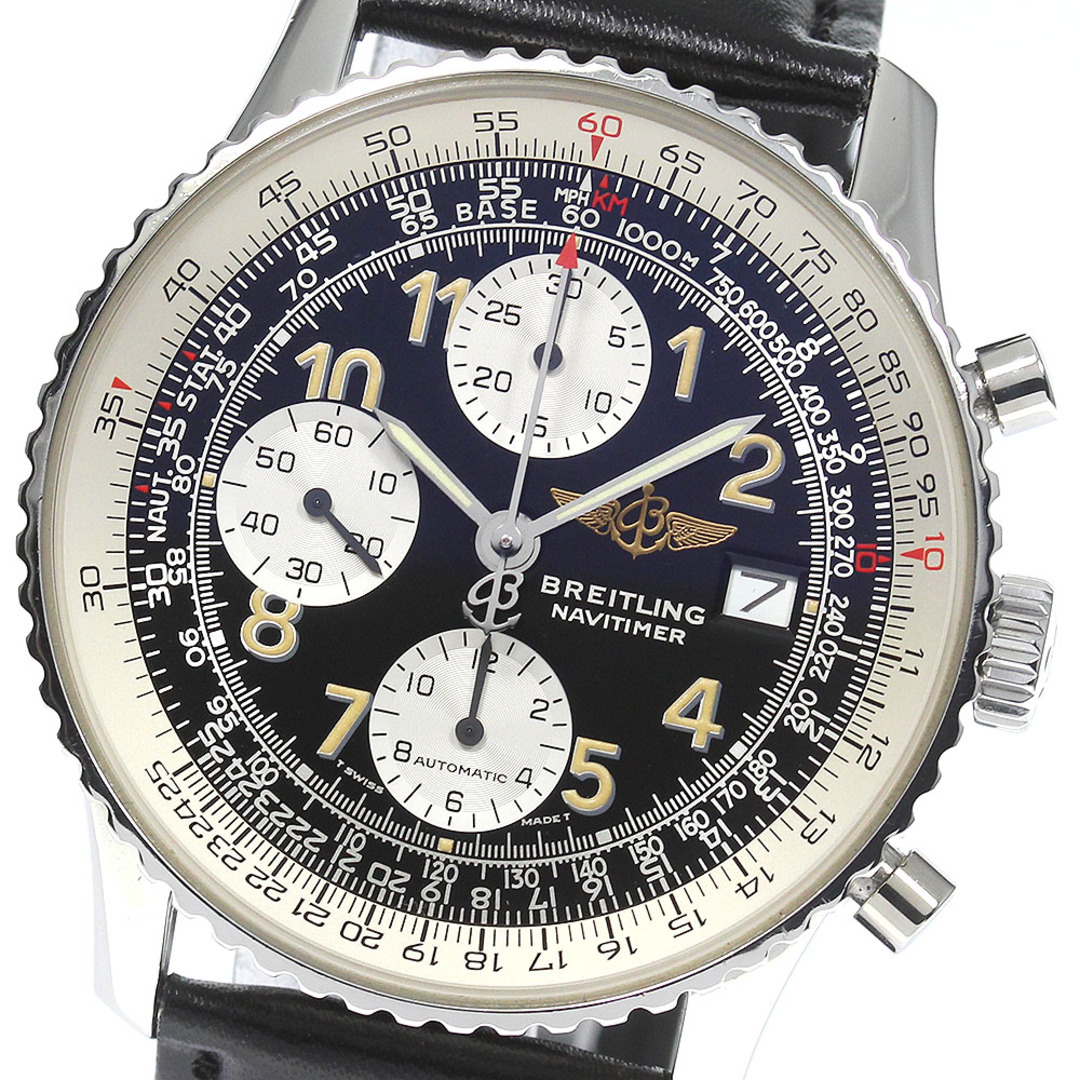 ブライトリング BREITLING A13022.1 オールドナビタイマー クロノグラフ 自動巻き メンズ _767564