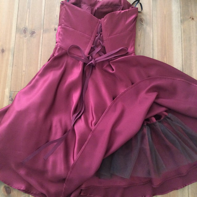 AIMER(エメ)のドレス /オトナかわいいワインレッド♡ レディースのフォーマル/ドレス(ミディアムドレス)の商品写真