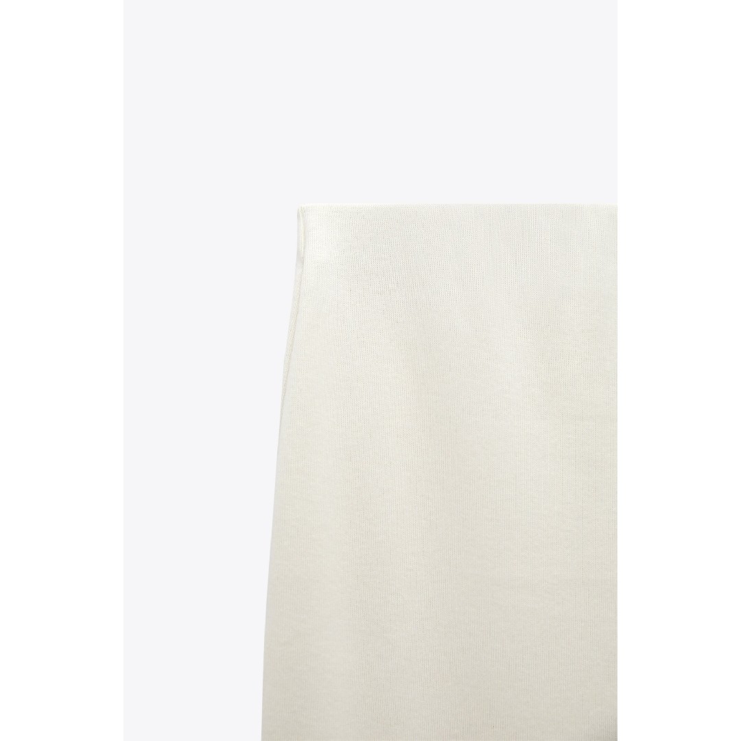 ZARA(ザラ)のZARA　ソフト スカート　Mサイズ　エクリュ レディースのスカート(ひざ丈スカート)の商品写真