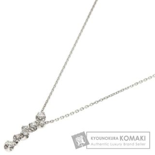 スタージュエリー(STAR JEWELRY)のSTAR JEWELRY ダイヤモンド ネックレス K18WG レディース(ネックレス)