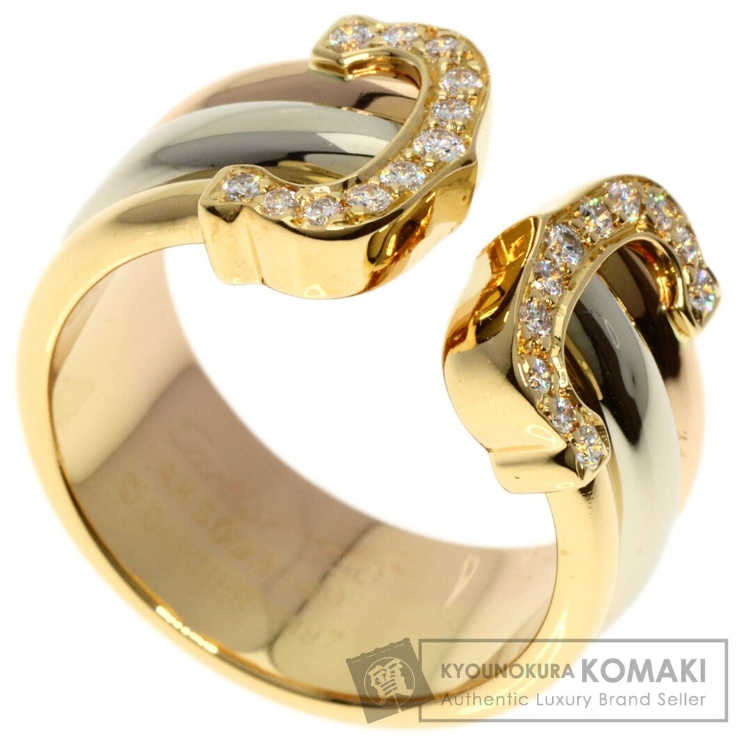 Cartier - CARTIER 2C ダイヤモンド #49 リング・指輪 K18YG K18WG
