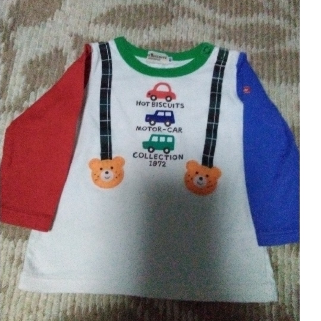 mikihouse(ミキハウス)の子ども服   ミキハウス  長袖Tシャツ80cm キッズ/ベビー/マタニティのベビー服(~85cm)(シャツ/カットソー)の商品写真