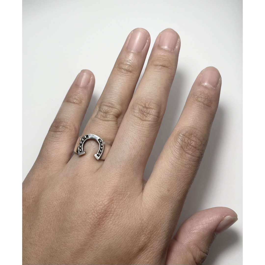 Horseshoe ring シルバー　15号