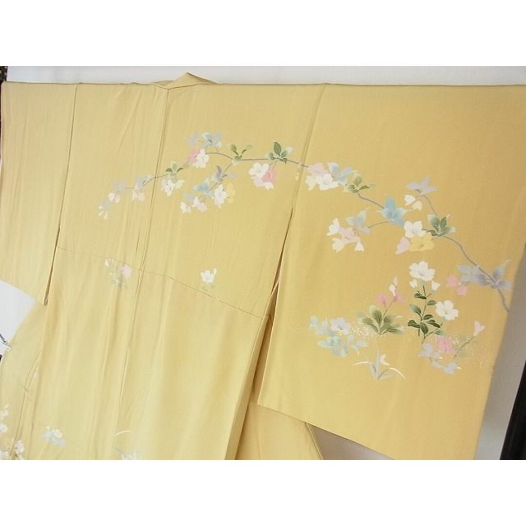 平和屋2□訪問着 京友禅 華麗な花 暈し染め 金銀彩 逸品 kh630の通販