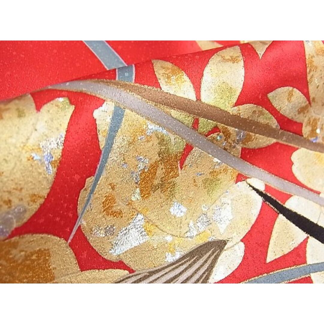 平和屋2□極上 女優 後藤久美子ブランド 振袖 駒刺繍 吉祥牡丹文 金銀