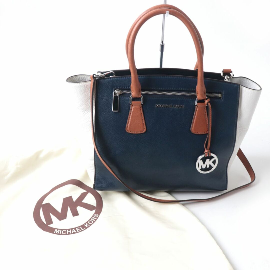 新品☆MICHAEL KORS ブラウン  レザー ショルダーバッグ 2way