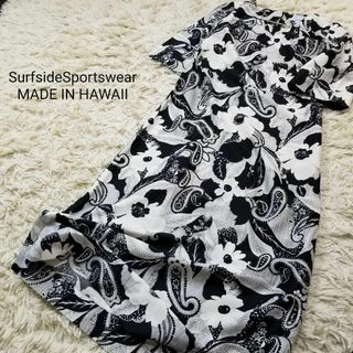 SurfsideSportswerハワイアンドレスワンピース海外10白黒ハワイ製