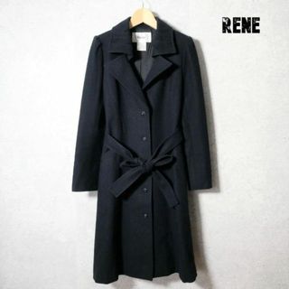 美品♡Rene♡定番ウールロングフレアーコート　34