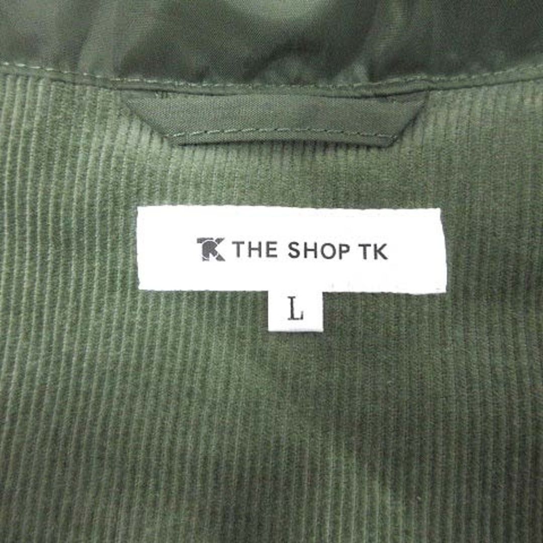 THE SHOP TK - THE SHOP TK 中綿ジャケット ジップアップ フード 総