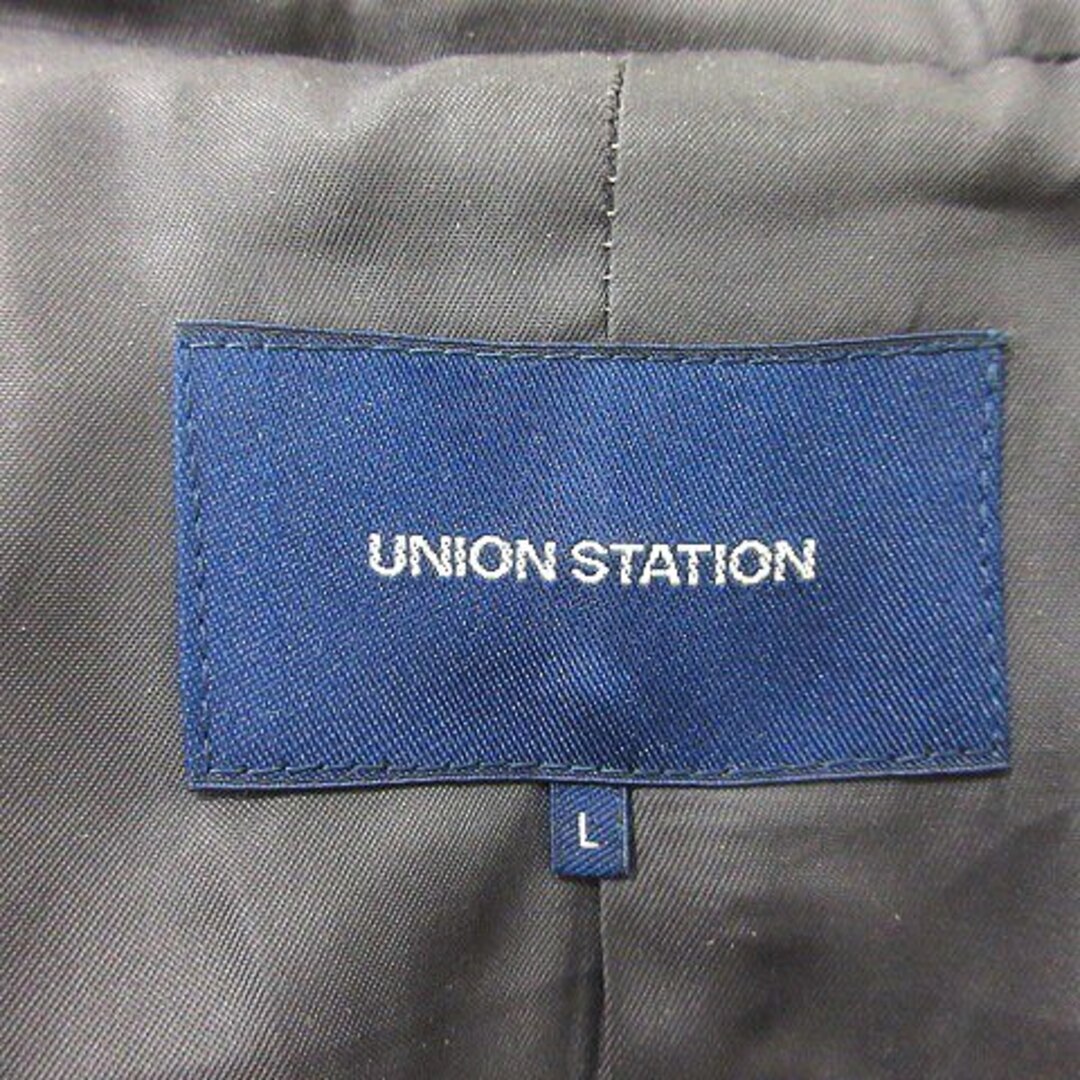 UNION STATION(ユニオンステーション)のユニオンステーション ダッフルコート ショート 総裏地 ウール L グレー レディースのジャケット/アウター(ダッフルコート)の商品写真