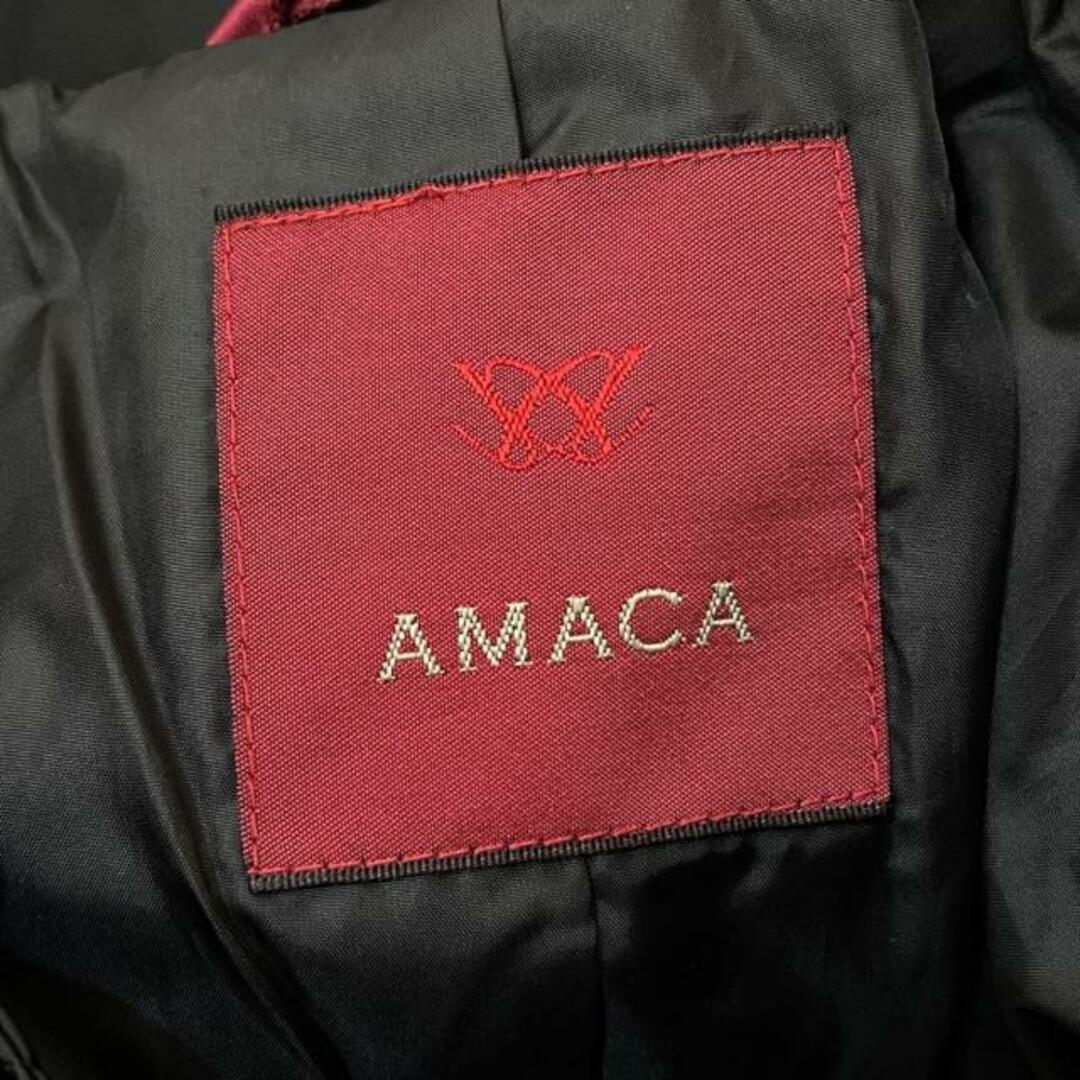 AMACA - アマカ ダウンコート サイズ40 M - 黒の通販 by ブランディア