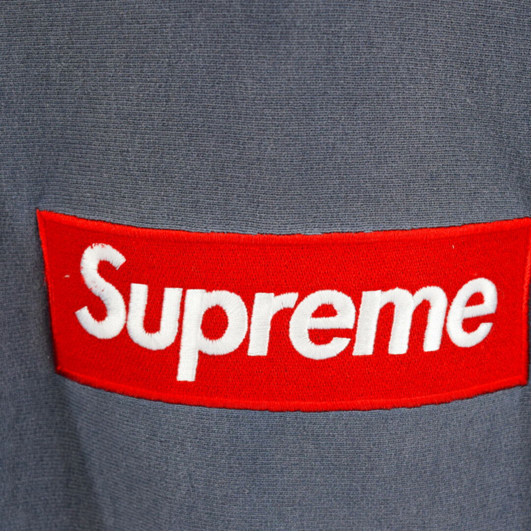 SUPREME シュプリーム 12AW Box Logo Hooded Sweatshirt ボックスロゴフーデッドスウェットシャツ  プルオーバーパーカー ネイビー