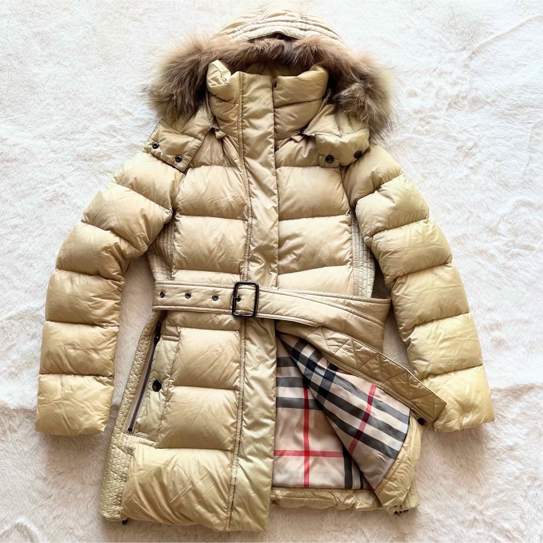 BURBERRY - Burberry バーバリー フォックスファー ダウンコート A