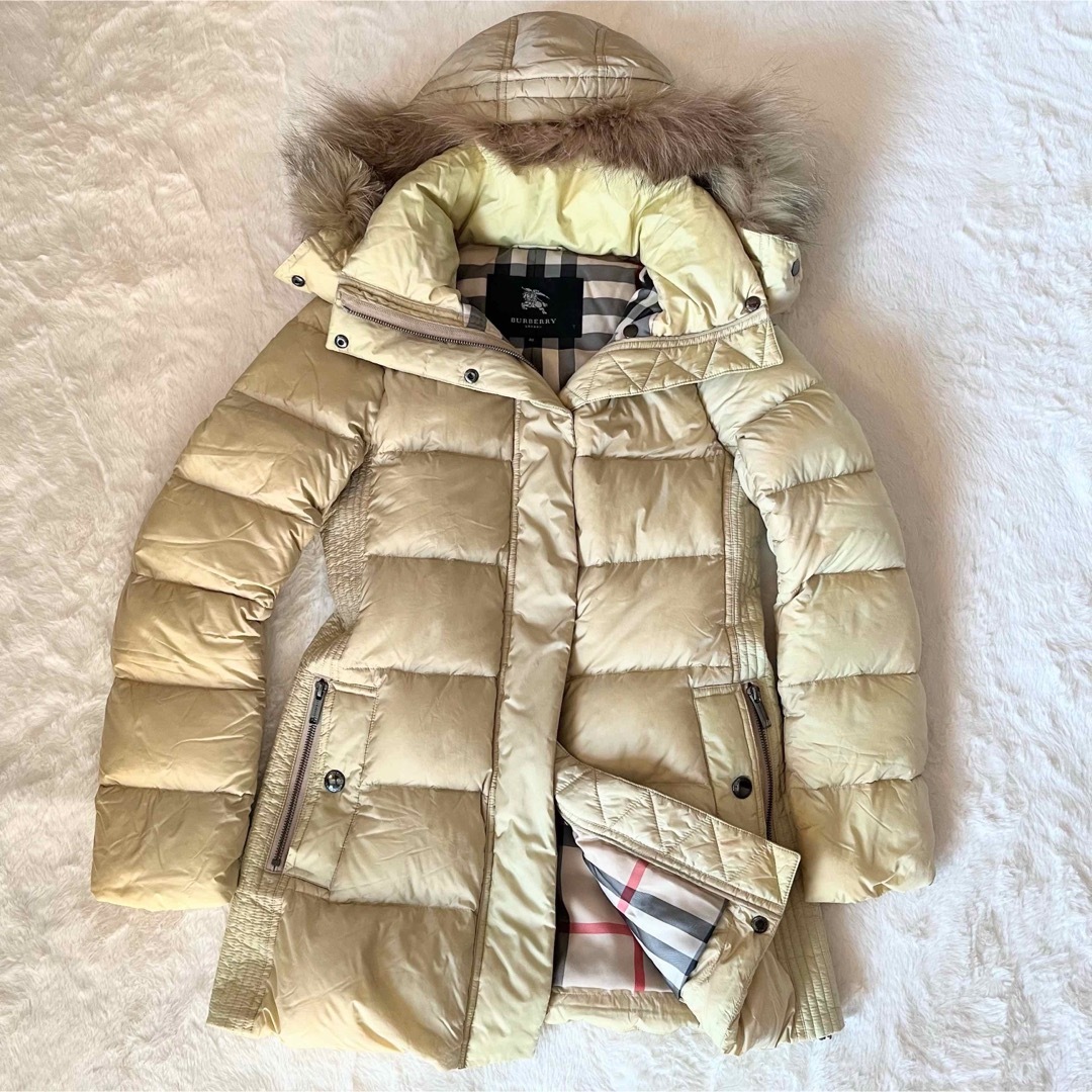 BURBERRY - Burberry バーバリー フォックスファー ダウンコート A