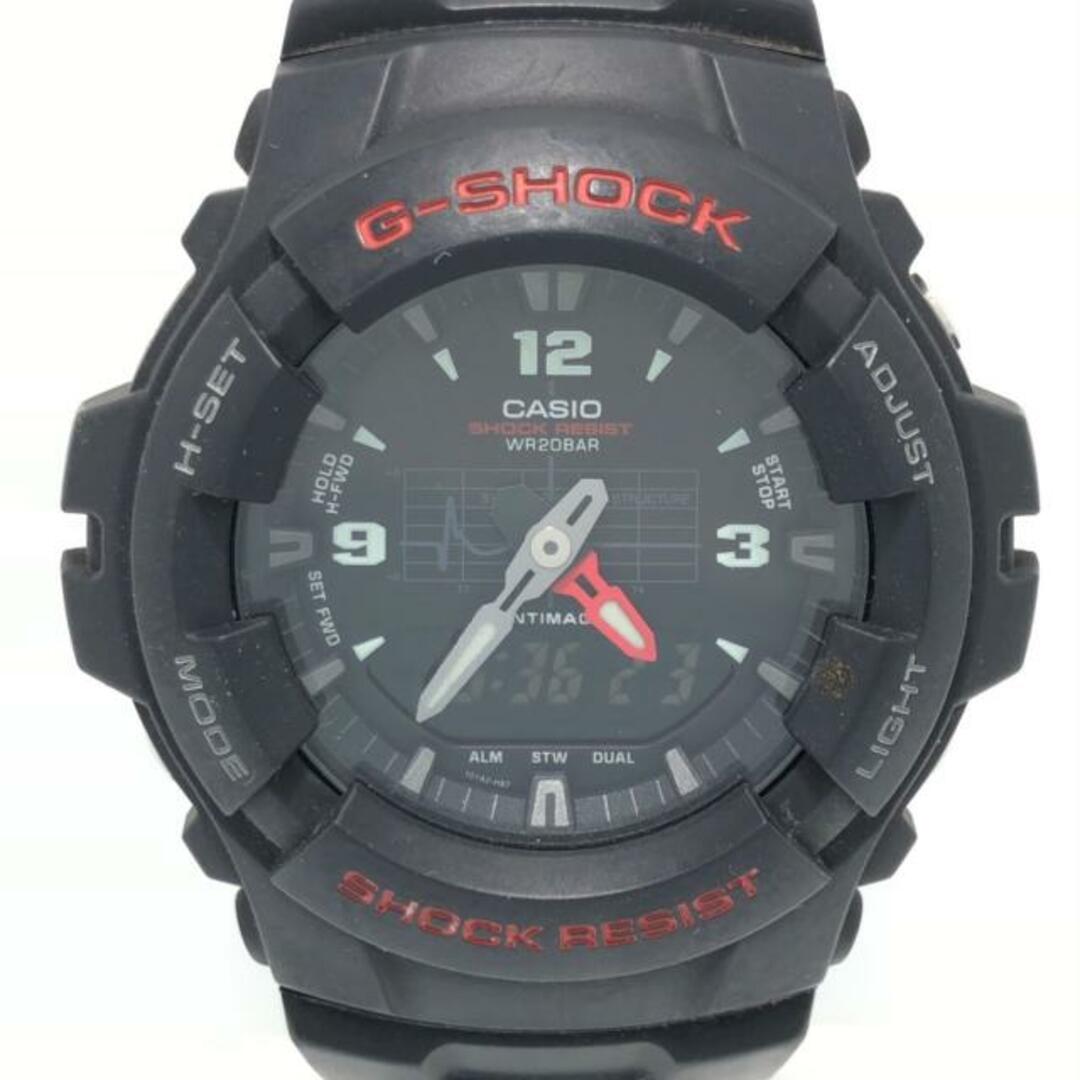 カシオ 腕時計 G-SHOCK G-100 メンズ 黒