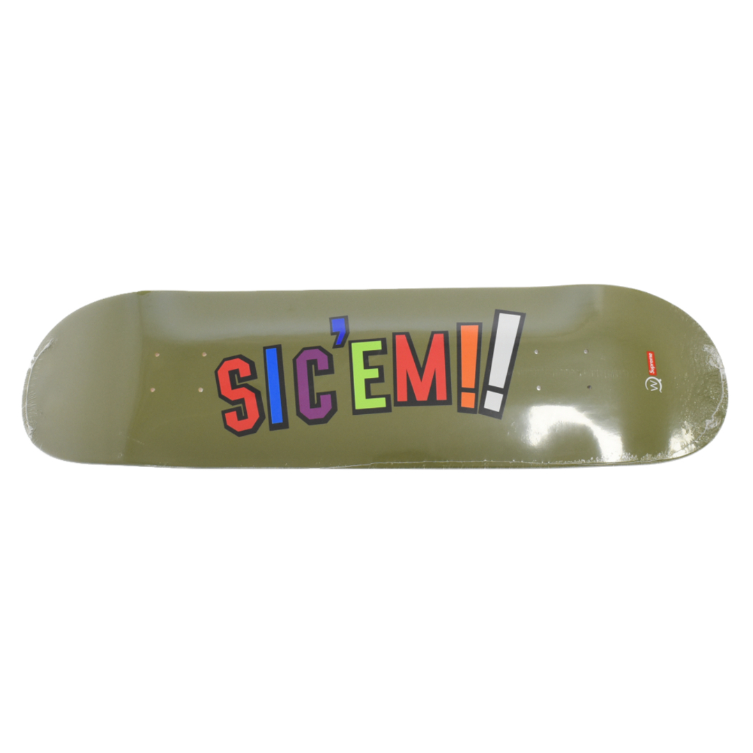 SUPREME シュプリーム 21AW WTAPS Sic'em! Skateboard ダブルタップス スケートボードデッキ オリーブ