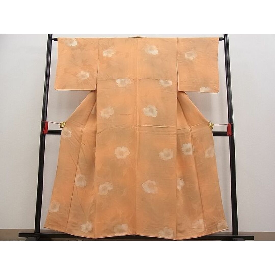 平和屋野田店□上質な小紋 地紋起こし 草花文 暈し染め 逸品 n-zb0122 ...