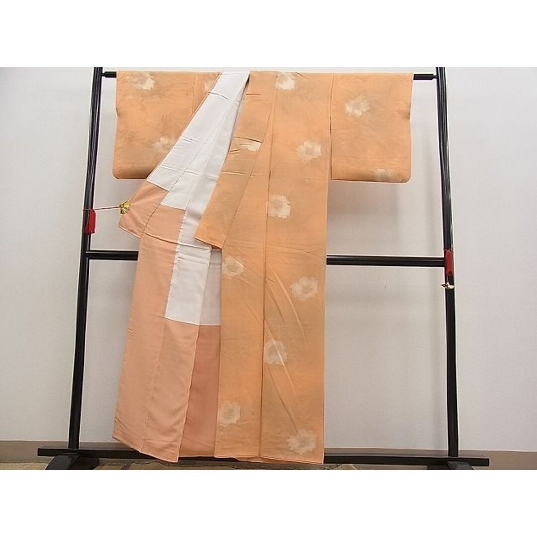 平和屋野田店■上質な小紋 草花文 逸品 n-je2845