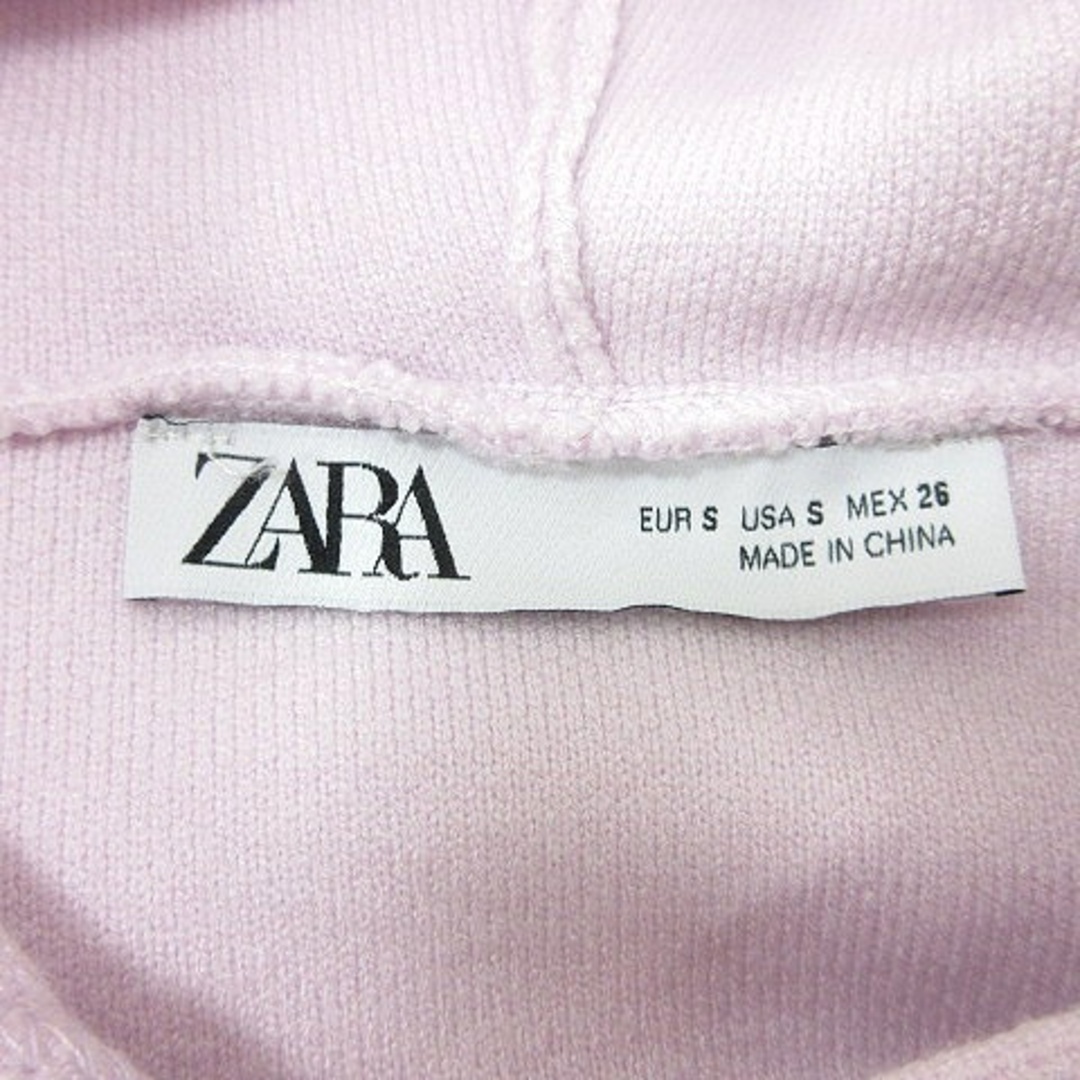 ZARA(ザラ)のザラ ZARA パーカー プルオーバー 長袖 S ピンク /MN レディースのトップス(パーカー)の商品写真