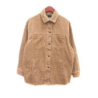 ザラ(ZARA)のザラ ZARA ステンカラージャケット コーデュロイ 長袖 XS ベージュ(その他)