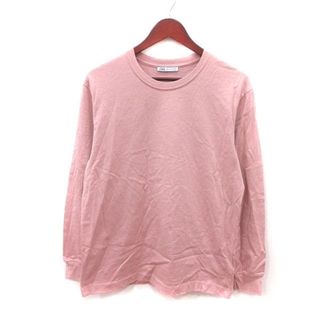 ザラ(ZARA)のザラ ZARA Tシャツ カットソー クルーネック 長袖 S ピンク /MS(Tシャツ/カットソー(七分/長袖))