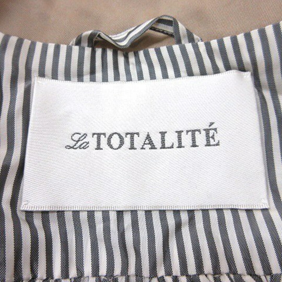 La TOTALITE(ラトータリテ)のラ トータリテ La TOTALITE トレンチコート ダブル 総裏地 ベージュ レディースのジャケット/アウター(トレンチコート)の商品写真