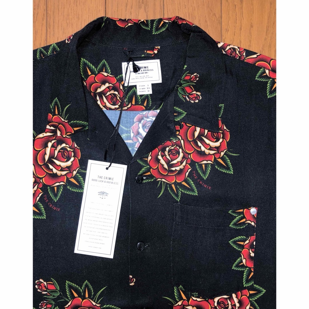 CRIMIE - S 新品 CRIMIE アロハシャツ 半袖シャツ ハワイアン CRIMIE - S 新品 CRIMIE アロハシャツ 半袖シャツ ハワイアン