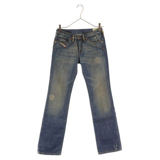 ディーゼル(DIESEL)のDIESEL ディーゼル MOORIX BOOT CUT DEINM PANTS ブーツカット デニム パンツ インディゴ 00E704 0M003 レディース(デニム/ジーンズ)