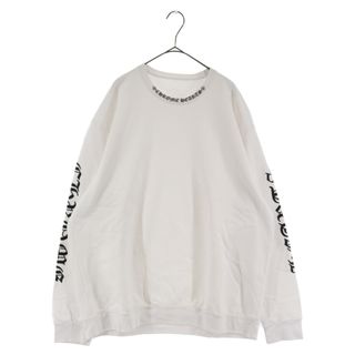 美品 CHROME HEARTS クルーネックスウェットシャツ ピンク L