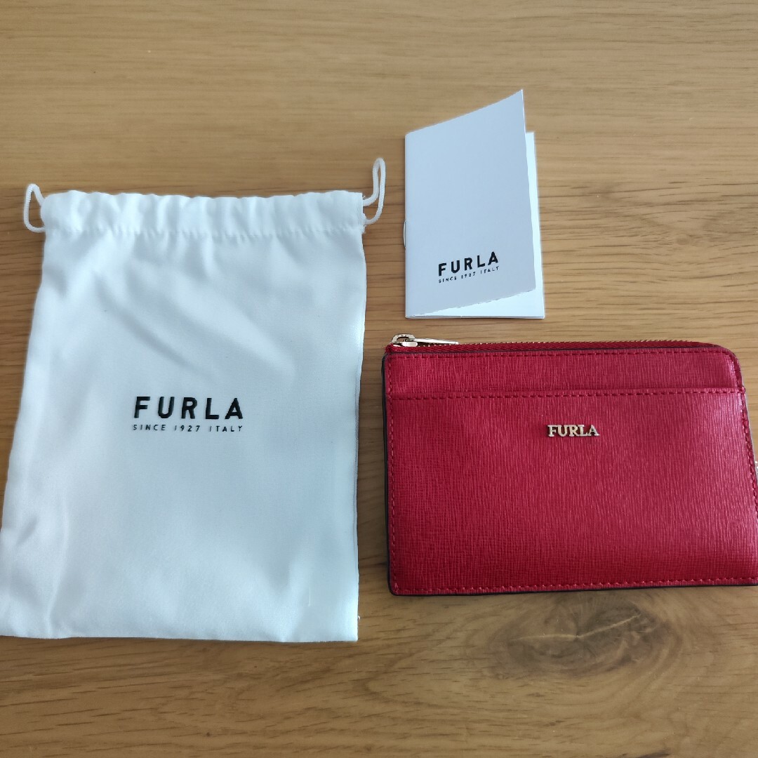 フルラ　FURLA バビロン　コインケース　カード　フラグメントケース　レッド