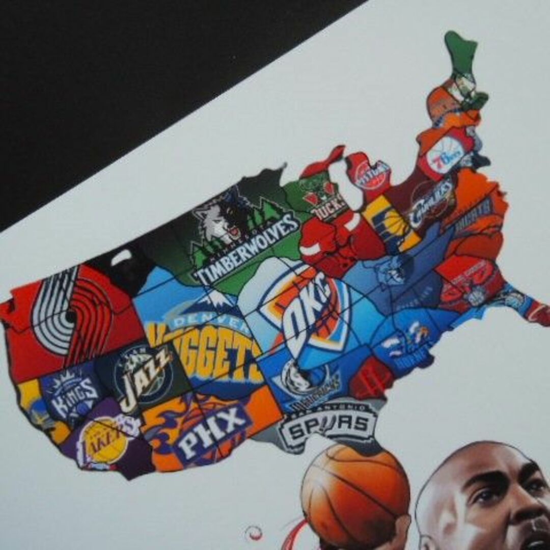 ＠JORDAN PIPPEN RODMAN (TITLEWA) ポスター NBA