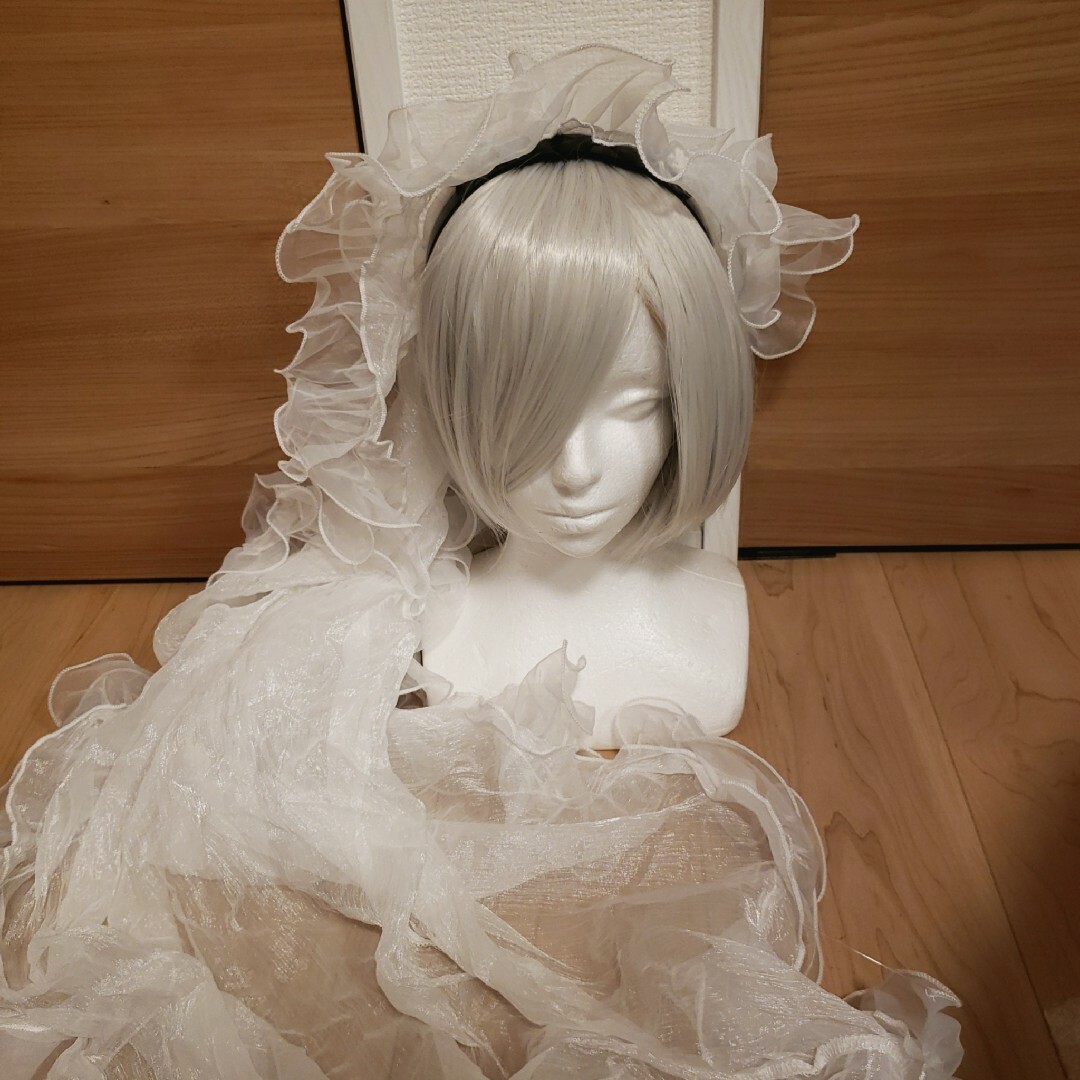 2B 花嫁 フルセット 衣装+ウィッグ+靴 - 衣装一式