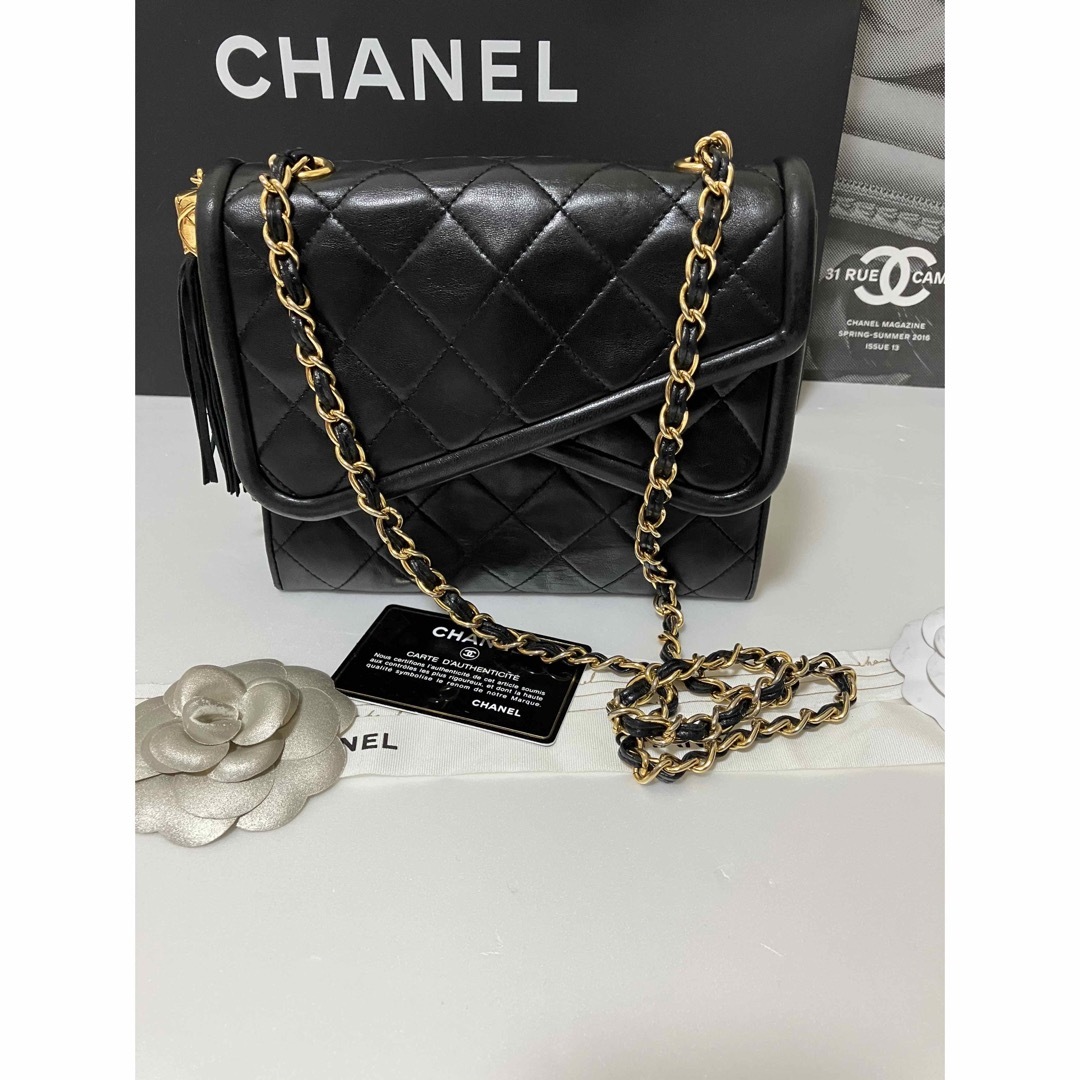 美品 シャネル【CHANEL】マトラッセ フラップバッグ