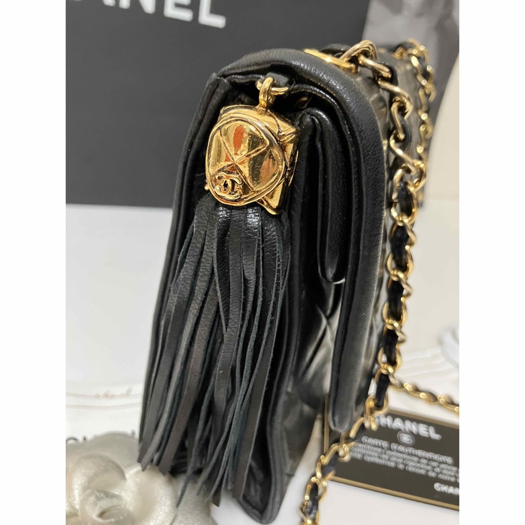 CHANEL マトラッセ　ダブルフラップ　チェーン　ヴィンテージ