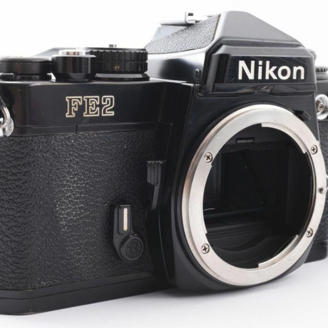 美品 NIKON FE2 ブラック　 フィルムカメラ　モルト新品交換済 Y961