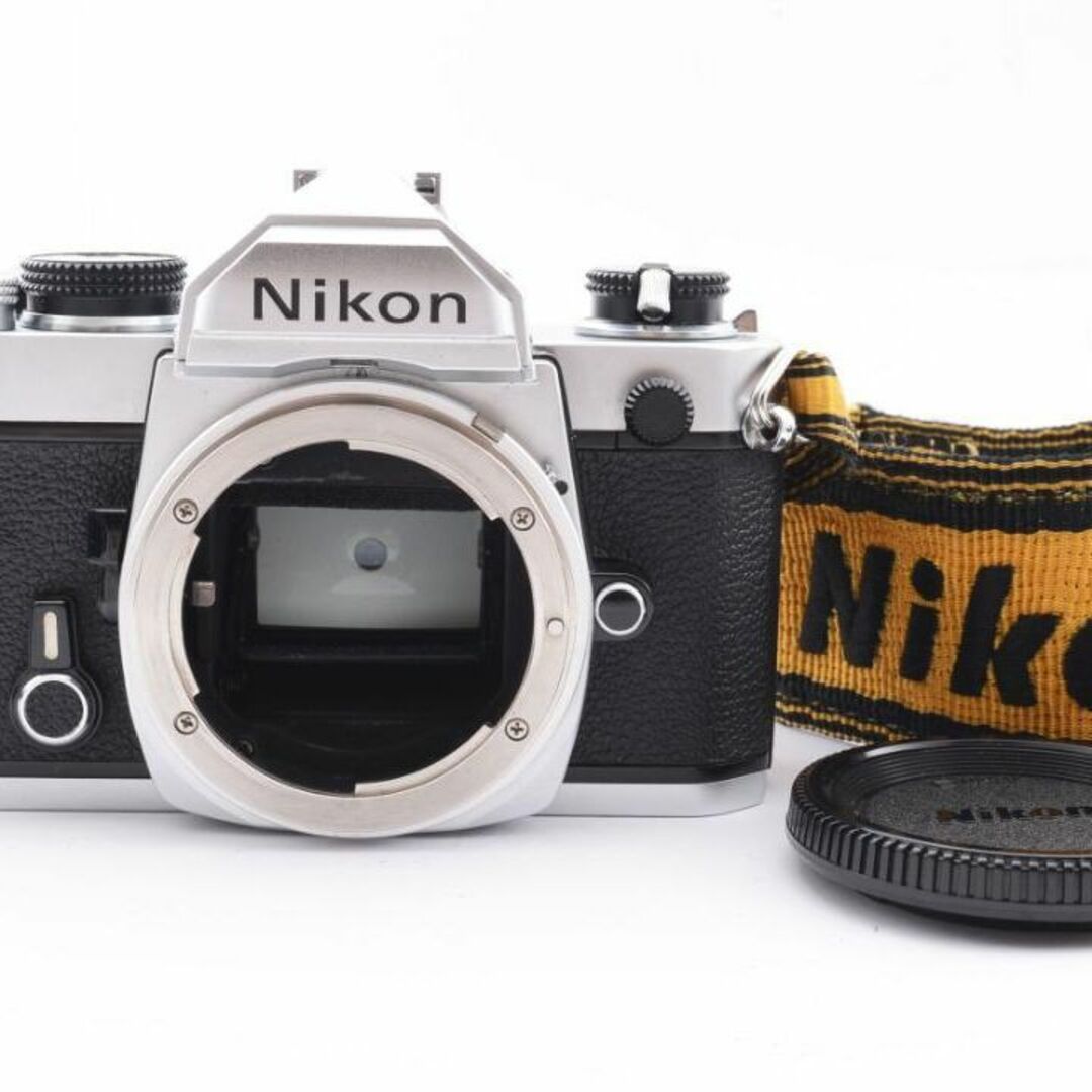 美品 NIKON FM シルバー　フィルムカメラ　モルト新品交換済 Y916