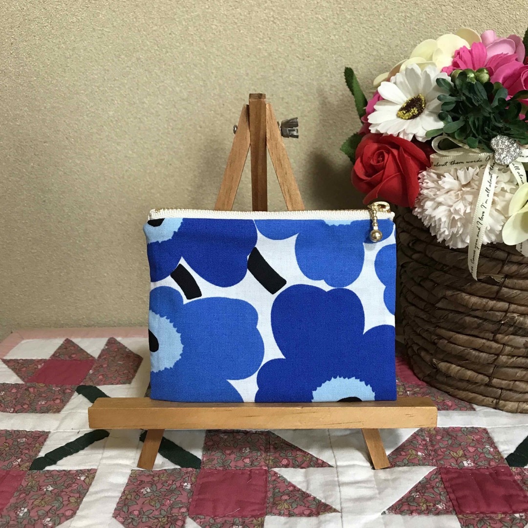 marimekko - マリメッコ 生地 ハンドメイド ミニウニッコ ブルー ...