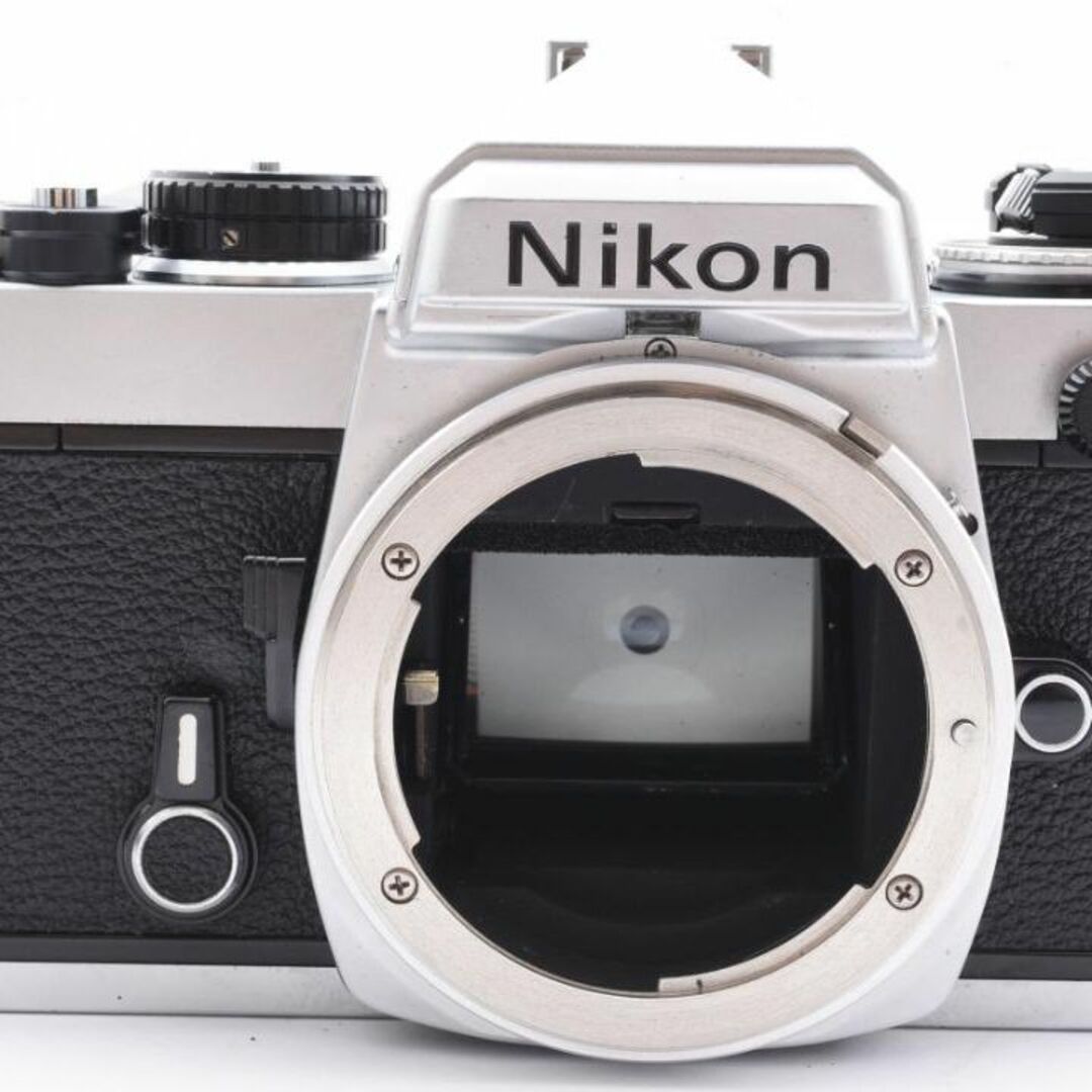 超美品 NIKON FE シルバー フィルムカメラ モルト新品交換済 Y953の ...