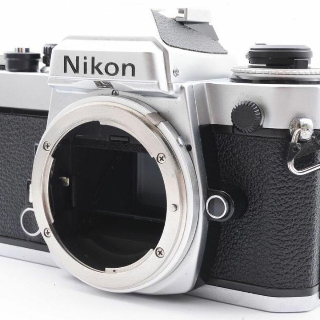 超美品 NIKON FE シルバー フィルムカメラ モルト新品交換済 Y953の ...