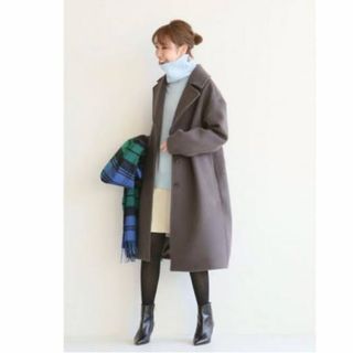 スピックアンドスパン(Spick & Span)のSpick&Span♡ビーバービッグカラーコート(ロングコート)